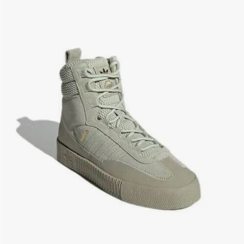 Adidas Sambas Boot in Halo Green